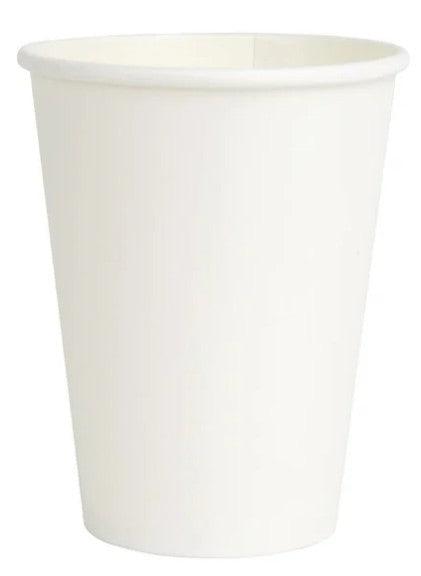 Single Wall 8oz White Cup x 1000 – Hannafords Clean Supply