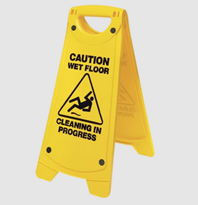 No-Slip A-Frame Caution Sign