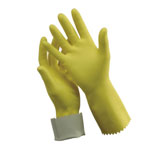 Yellow Silverlined Glove Large