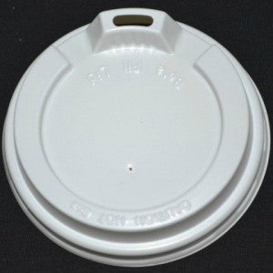 12-16oz White Lid to Suit Paper Hot Drink Cups -ctn 500