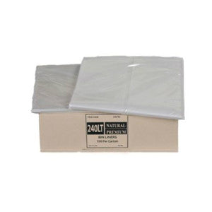 240L Bin Liner Clear Carton 100