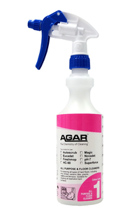 Agar 500ml Labelled Bottle