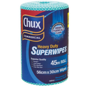 Chux Heavy Duty Cloth Rolls Green Perforated 45mx30cm Ctn 6