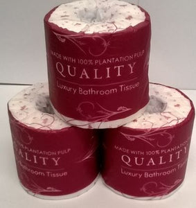 QUALITY PREMIUM TOILET PAPER 3 PLY 280 SHEET CARTON 48