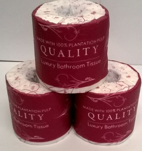 QUALITY PREMIUM TOILET PAPER 3 PLY 280 SHEET CARTON 48