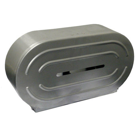 Stainless Steel twin Jumbo Toilet Roll Dispenser