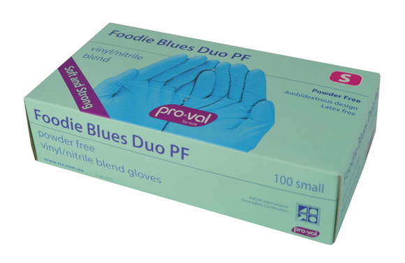 Foodie Blues Gloves Powder Free Pkt 100