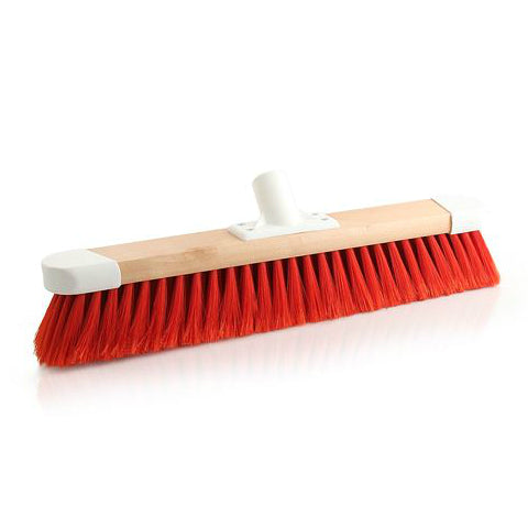 450mm Red PVC Softsweep Timber Broom