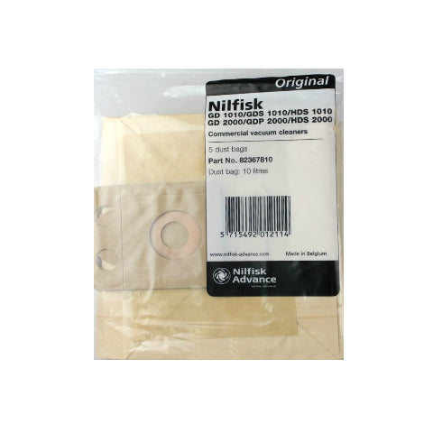 Disposable Bag to suit Nilfisk 1010 Packet 5