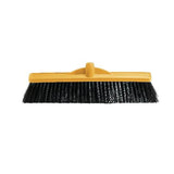 Medium Stiff Poly Broom Plastic Back