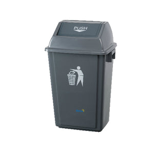 60 Litre Flip Bin Grey