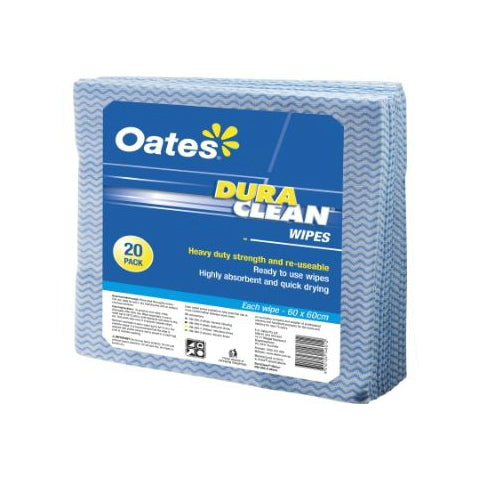 Durawipes 60 x 60cm BLUE Pkt 20