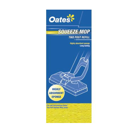 2 post squeeze mop refill. Fits MS-001