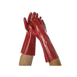 Glove Red PVC Liquid Resistant