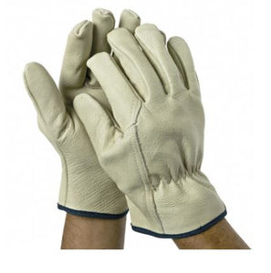 Gold Rigger Gloves Leather