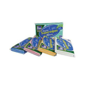 Red Chux Chux Superwipes 60 x 30 cm Red Packet 20 – Hannafords Clean Supply