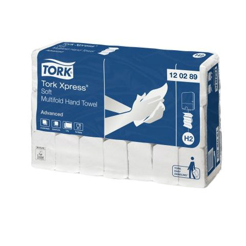 Tork Hand Towel Interfold Soft H2 Carton 21 x 180 Sheets