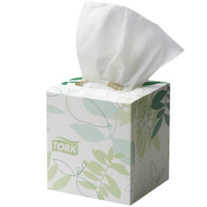 Tork Premium Facial Tissue 2 Ply Cube 90’s Carton 24