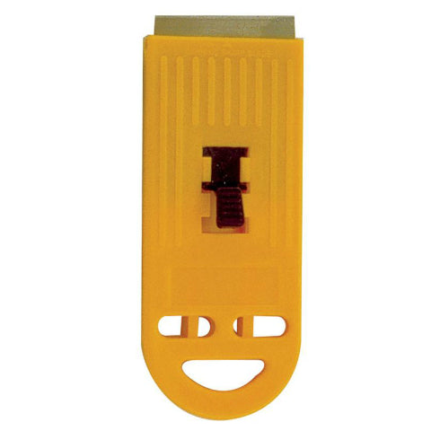 Yellow Pocket Scraper with Blade