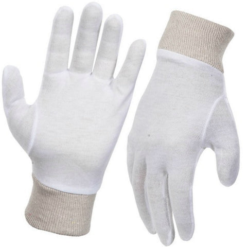 Interlock Cotton Glove Pkt 12