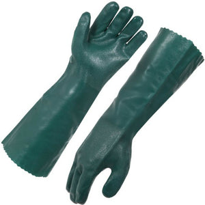 Green Double Dip PVC Glove 45cm