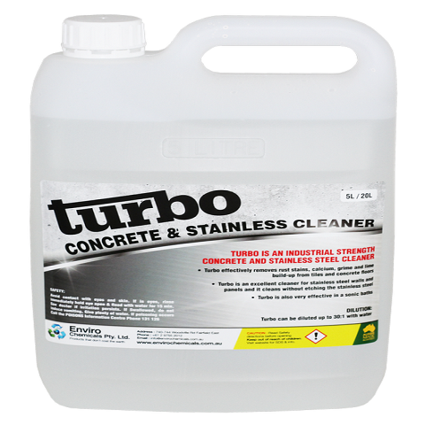 Turbo Concrete & Stainless Cleaner 5L Enviro Chemicals