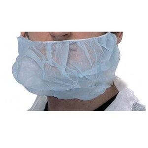 Disposable Beard Cover Blue Carton 500
