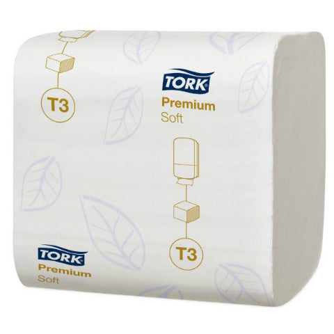 Tork Premium Toilet Paper Folded 2 Ply Carton 30 x 252 sheets